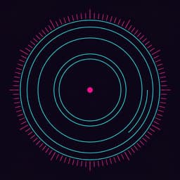 Schematic of concentric rings around a centre point